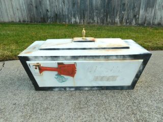 Vintage Large Galvanized Mailbox Heavy Duty Leigh Products Inc.  1988