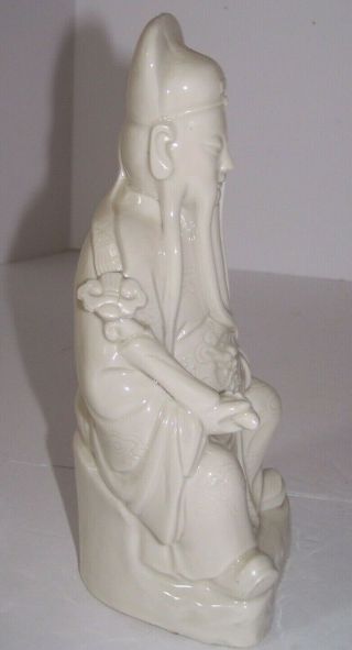Early Chinese Porcelain Blanc - de - Chine Figure 2