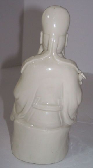 Early Chinese Porcelain Blanc - de - Chine Figure 3