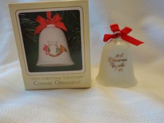 Hallmark Ornament - 10th Christmas Together 1983 (if You Missed It)