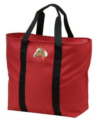 Haflinger Horse Embroidered Tote Bag Any Color