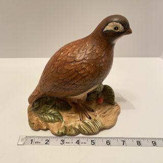 Vintage Holland Mold Quail/Pheasant Hand Painted Ceramic Figurines Male/Female 2