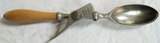 Pat Pend United Products Oblong Ice Cream Scoop Banana Split Vtg Old Antique