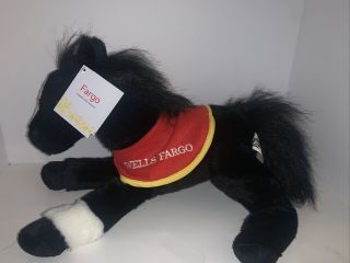 Wells Fargo Pony Legendary Black Horse 2019 - 2020 Plush 12 " Stuffed Animal Toy