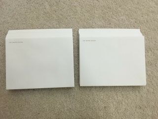 25 Official White House Mailing Envelopes - 8 " X 6 " Size