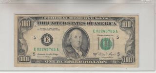 1981 A (e) $100 One Hundred Dollar Bill Federal Reserve Note Richmond Vintage