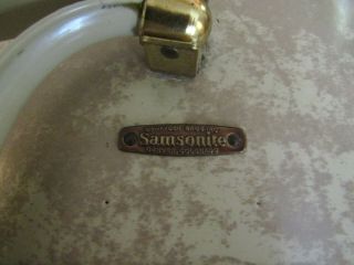 Vintage Samsonite Shwayder Bros Hard Round Suitcase Luggage Cream 4520 3