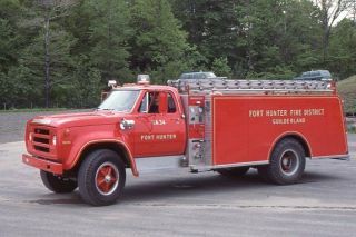 Fort Hunter Ny 1976 Dodge Saulsbury Tanker - Fire Apparatus Slide