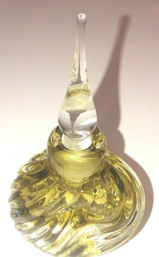 Exquisite Vintage Signed Handmade Perfume Bottle By Vandermark - Merritt Studios