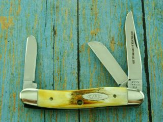 Vintage Case Xx 5318 1979 Centennial Stag Folding Stockman Pocket Knife Knives