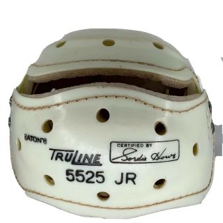 Gordie Howe Truline Model 5525 Jr Made Canada 1960s Hockey Hurling Helmet Vtg