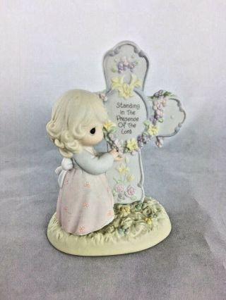 Precious Moments Standing In The Presence Of The Lord Figurine 163732 1996