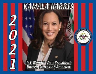 Kamala Harris 2021 Calendar 1st Woman Vice President - 26 Photo Loaded Pages