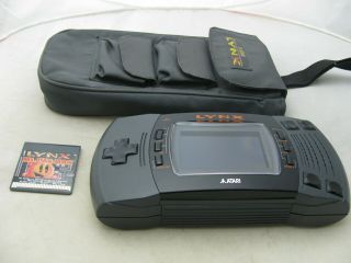 Vintage Atari Lynx Ii Pag - 0401 Handle Game Console With Carrying Case