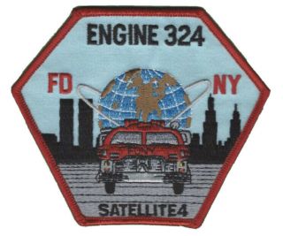 Fdny York City Fire Department Engine 324/satellite 4 Patch.