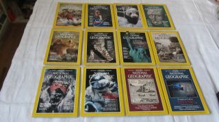 1986 National Geographic Magazines 12 Issues 6 Double Maps
