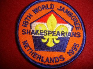 Boy Scout 18 Th World Jamboree 1995 Holland Scouting Shakespearians Troep