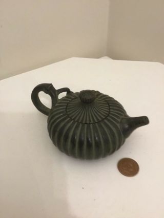 A Chinese bronze teapot with character marks,  worldwide delivery 3