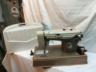 Vintage Rare Emdeko Zig Zag Sewing Machine - Model Nh - 149624 - Made In Japan