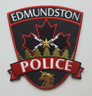Edmundston Brunswick Canada Police Patch,