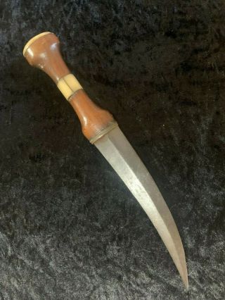Antique 19th Century Turkish Indo Persian Jambiya Knife Dagger