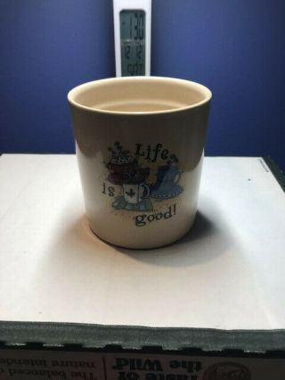 Life is Good Coffee Mug Pottery - Home & Garden Party 2004 3