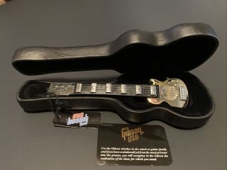 Gibson Usa Les Paul Custom Wrist Watch (rare) In Guitar Case.  1996 Vintage.