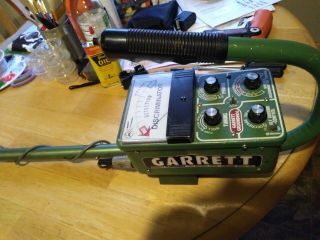 Garrett Groundhog Vintage Metal Detector,  With Built In Pinpointing,  Vlf/tr