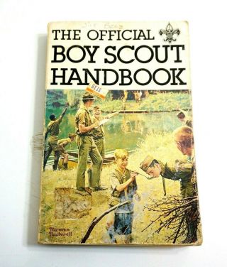 The Official Boy Scout Handbook Bsa Book 1979 With Norman Rockwell Cover