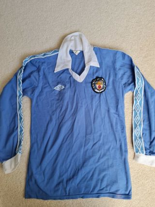 Vintage Rare Manchester City Umbro 70s Shirt