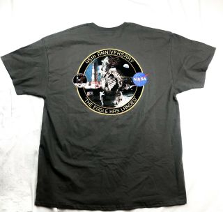 Nasa Apollo 11 The Eagle Has Landed 45th Anniversary Adult Xl T - Shirt 2014