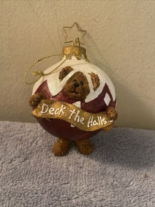 Boyds Bears And Friends.  Deck The Halls Ornament