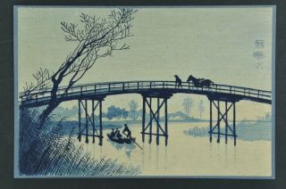 1 Fine Old Japan Japanese Woodblock Print Woodcut Art