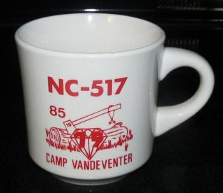 Boy Scouts Coffee Mug Cup Nc - 517 Camp Vandeventer 1979