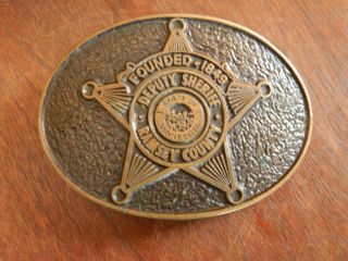 Ramsey County Sheriff Minnesota Belt Buckle Vintage Non Uniform Item