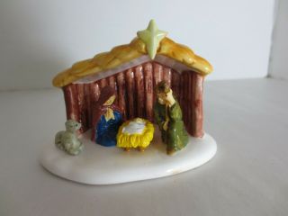 Dept 56 Outdoor Nativity Scene 51357 Snow Village Accessory Box