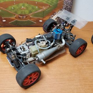 Kyosho Vintage 1/8 Turbo Burns 4wd Buggy Kit W/os Max Rx Engine