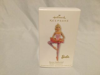 Hallmark Keepsake Brava Ballerina Barbie Christmas Ornament 2012 - B1