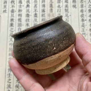 Chinese Antique Porcelain Song Dynasty Jizhou Kiln Tea Canister 宋代吉州窑茶入