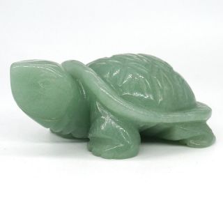 Tortoise Statue Healing Crystal Natural Gemstone Green Aventurine Reiki Figurine 2