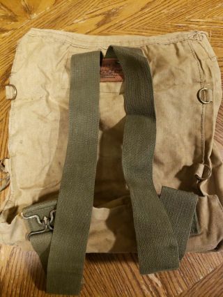 Vintage Boy Scout Backpack / Haversack 50s 60s vtg 2