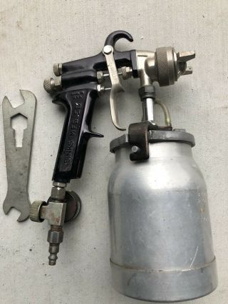 Binks Model 7 Paint Spray Gun W/ Cup,  - Vintage Auto