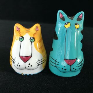 Catzilla Ceramic Cat Salt And Pepper Shakers By Candace Reiter 2000