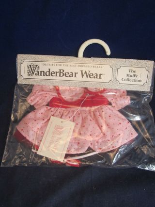 Muffy Vanderbear Valentine 1982 Pink Red Outfit In Package