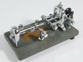 Vibroplex Standard Ham Radio Cw Telegraph Key Vintage 1959 Sn 208203