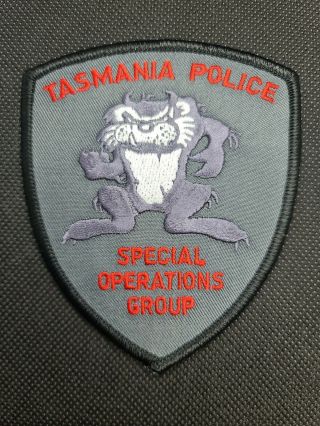 Tasmania Police Special Operations Unit Patch (social)