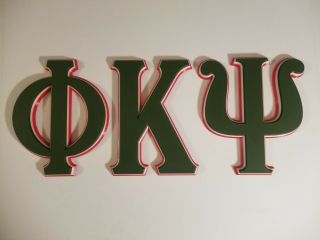 Breting Designs Greek Letters Phi Kappa Psi Dorm Room Door Wall Shelf Office