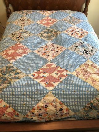 Vintage Patchwork Quilt - Full Size