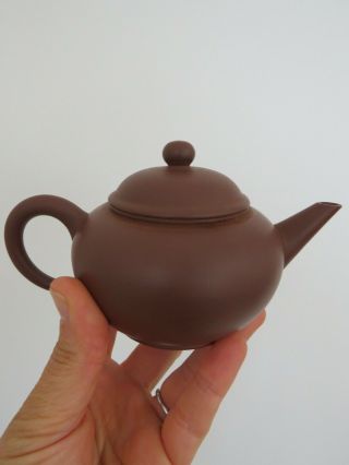 Vintage Chinese Yixing Zisha Pottery Teapot Tea Pot Signed