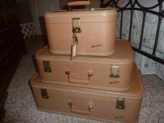 Vintage Lady Baltimore Suitcases Luggage